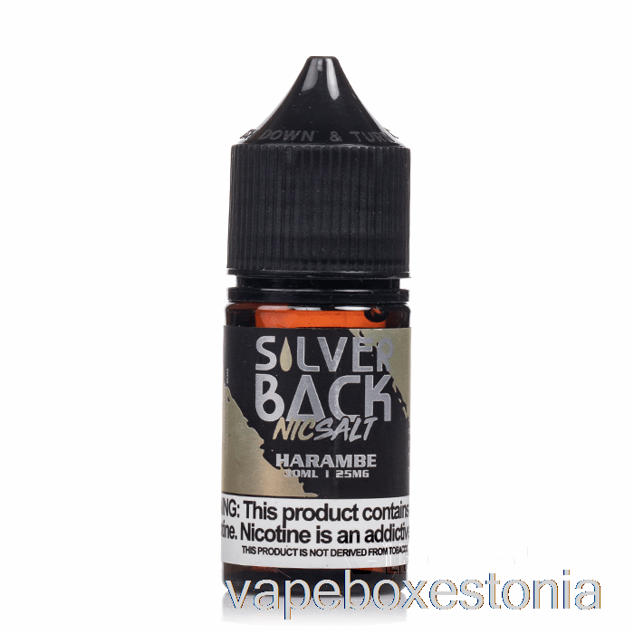 Vape Box Estonia Harambe - Silverback Juice Co. Soolad - 30 Ml 25 Mg
